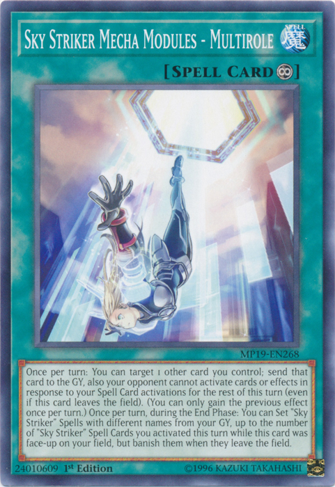 Sky Striker Mecha Modules - Multirole [MP19-EN268] Common | Jomio and Rueliete's Cards and Comics