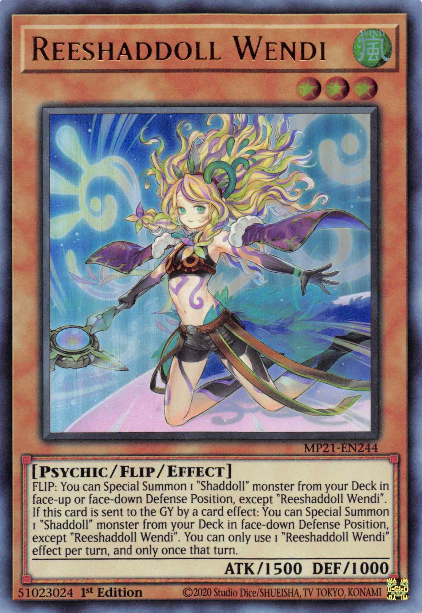 Reeshaddoll Wendi [MP21-EN244] Ultra Rare | Jomio and Rueliete's Cards and Comics