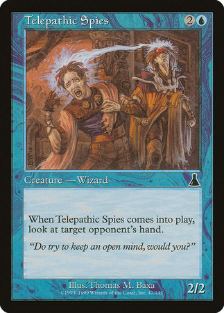 Telepathic Spies [Urza's Destiny] | Jomio and Rueliete's Cards and Comics