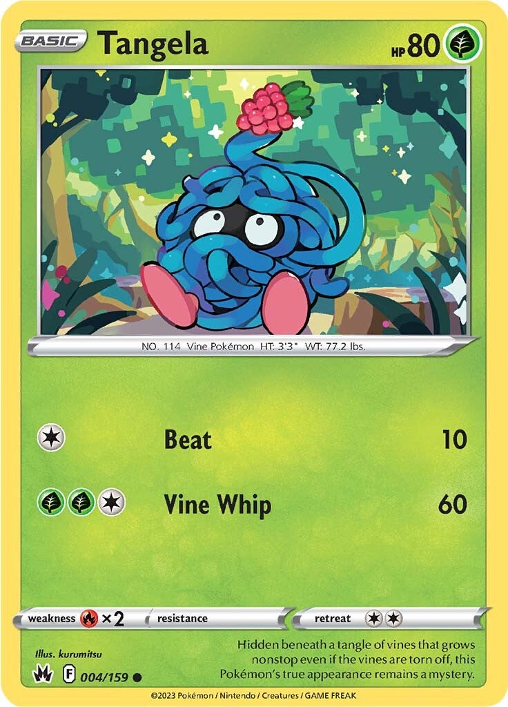 Tangela (004/159) [Sword & Shield: Crown Zenith] | Jomio and Rueliete's Cards and Comics