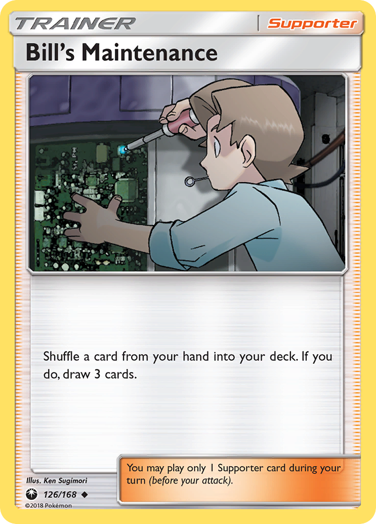Bill's Maintenance (126/168) [Sun & Moon: Celestial Storm] | Jomio and Rueliete's Cards and Comics