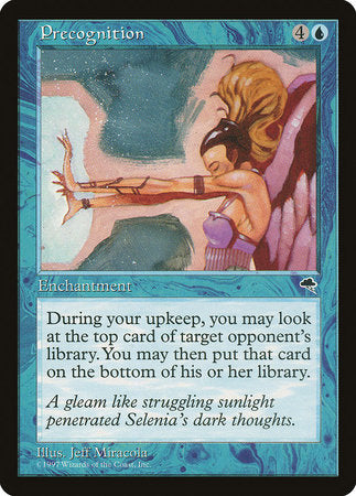 Precognition [Tempest] | Jomio and Rueliete's Cards and Comics