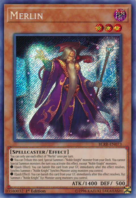 Merlin [BLRR-EN073] Secret Rare | Jomio and Rueliete's Cards and Comics