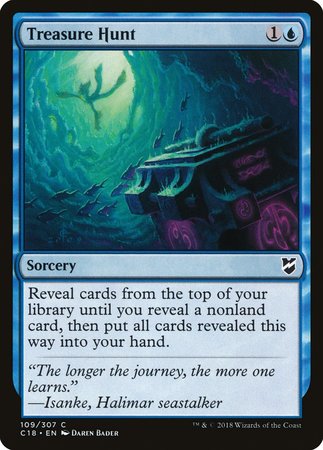 Treasure Hunt [Commander 2018] | Jomio and Rueliete's Cards and Comics