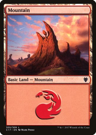 Mountain (305) [Commander 2017] | Jomio and Rueliete's Cards and Comics