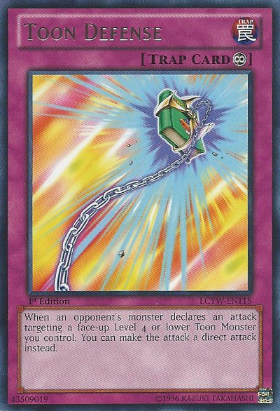 Toon Defense [LCYW-EN118] Rare | Jomio and Rueliete's Cards and Comics
