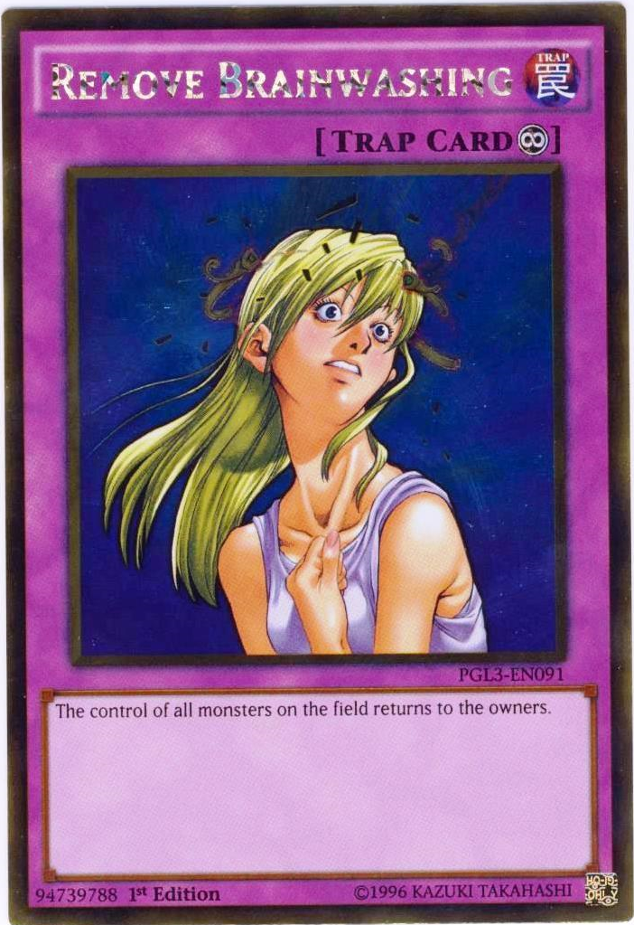 Remove Brainwashing [PGL3-EN091] Gold Rare | Jomio and Rueliete's Cards and Comics