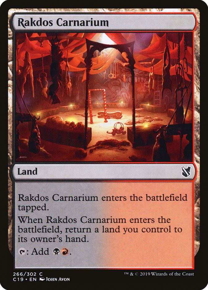 Rakdos Carnarium [Commander 2019] | Jomio and Rueliete's Cards and Comics