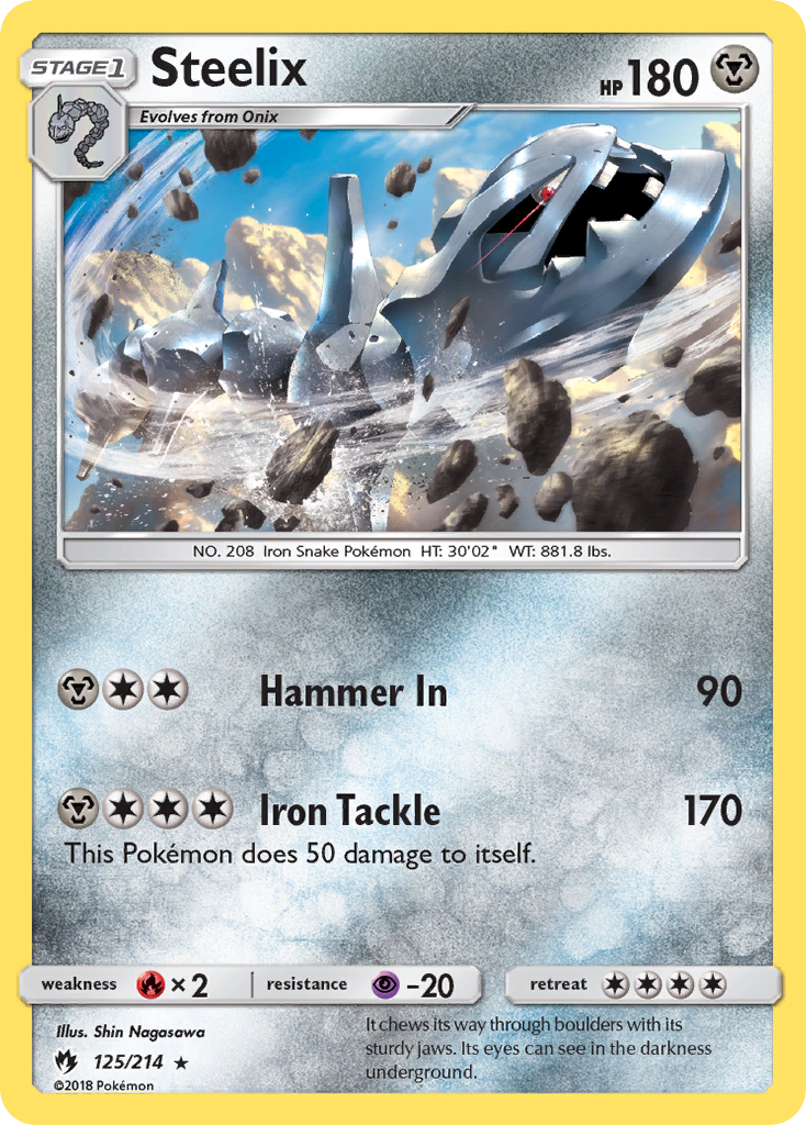 Steelix (125/214) [Sun & Moon: Lost Thunder] | Jomio and Rueliete's Cards and Comics