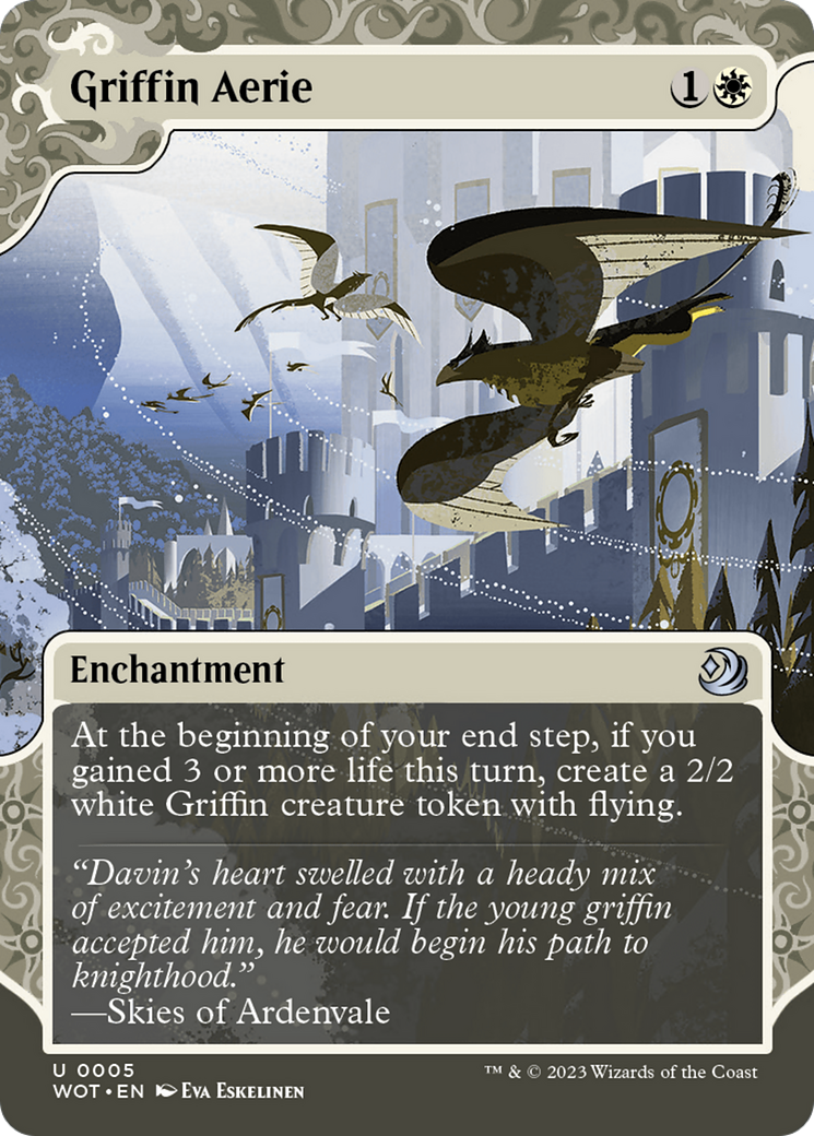 Griffin Aerie [Wilds of Eldraine: Enchanting Tales] | Jomio and Rueliete's Cards and Comics