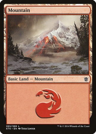 Mountain (265) [Khans of Tarkir] | Jomio and Rueliete's Cards and Comics