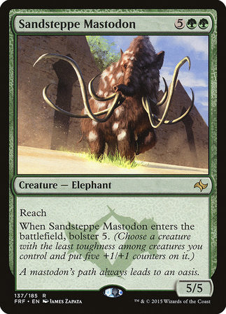 Sandsteppe Mastodon [Fate Reforged] | Jomio and Rueliete's Cards and Comics