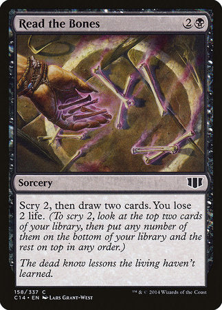 Read the Bones [Commander 2014] | Jomio and Rueliete's Cards and Comics
