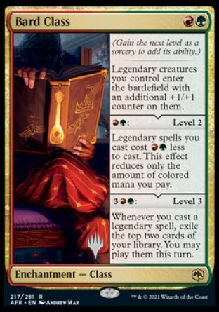 Bard Class (Promo Pack) [Dungeons & Dragons: Adventures in the Forgotten Realms Promos] | Jomio and Rueliete's Cards and Comics