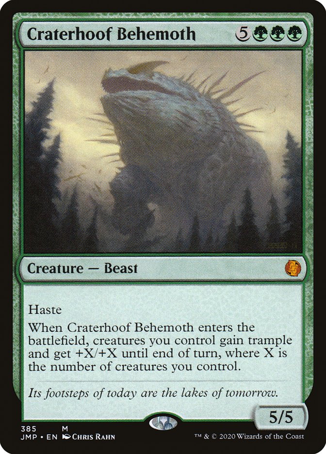Craterhoof Behemoth [Jumpstart] | Jomio and Rueliete's Cards and Comics