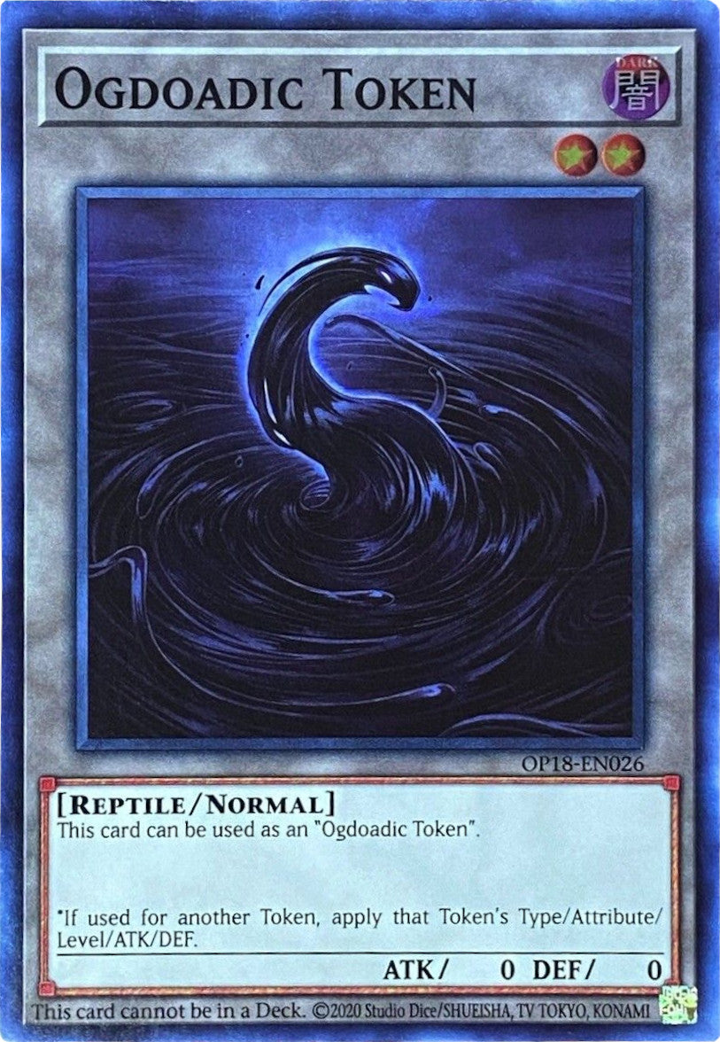 Ogdoadic Token [OP18-EN026] Super Rare | Jomio and Rueliete's Cards and Comics