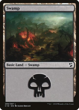 Swamp (299) [Commander 2018] | Jomio and Rueliete's Cards and Comics
