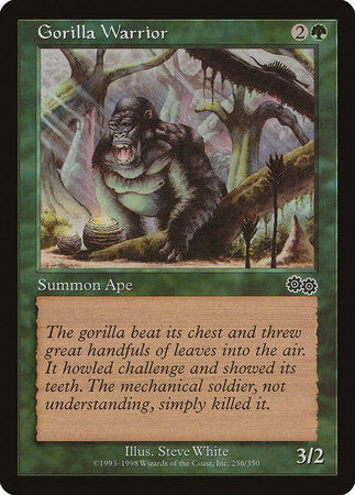 Gorilla Warrior [Urza's Saga] | Jomio and Rueliete's Cards and Comics