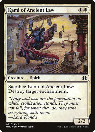 Kami of Ancient Law [Modern Masters 2015] | Jomio and Rueliete's Cards and Comics