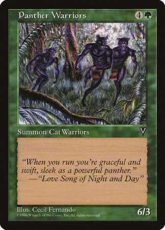 Panther Warriors [Visions] | Jomio and Rueliete's Cards and Comics