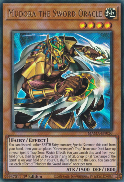 Mudora the Sword Oracle [MAMA-EN026] Ultra Rare | Jomio and Rueliete's Cards and Comics