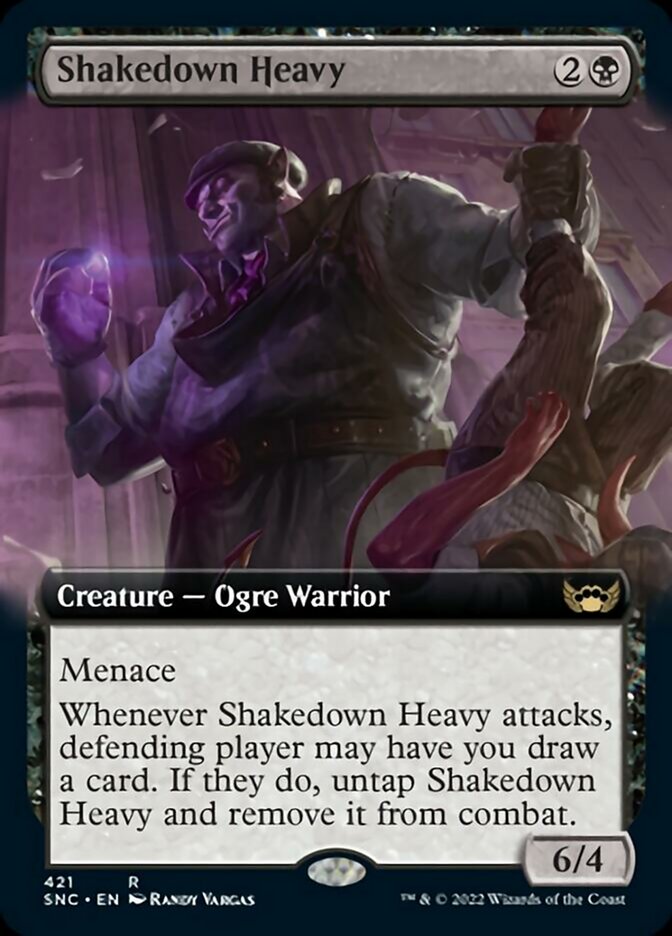 Shakedown Heavy (Extended Art) [Streets of New Capenna] | Jomio and Rueliete's Cards and Comics