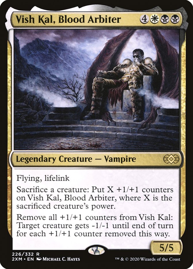 Vish Kal, Blood Arbiter [Double Masters] | Jomio and Rueliete's Cards and Comics