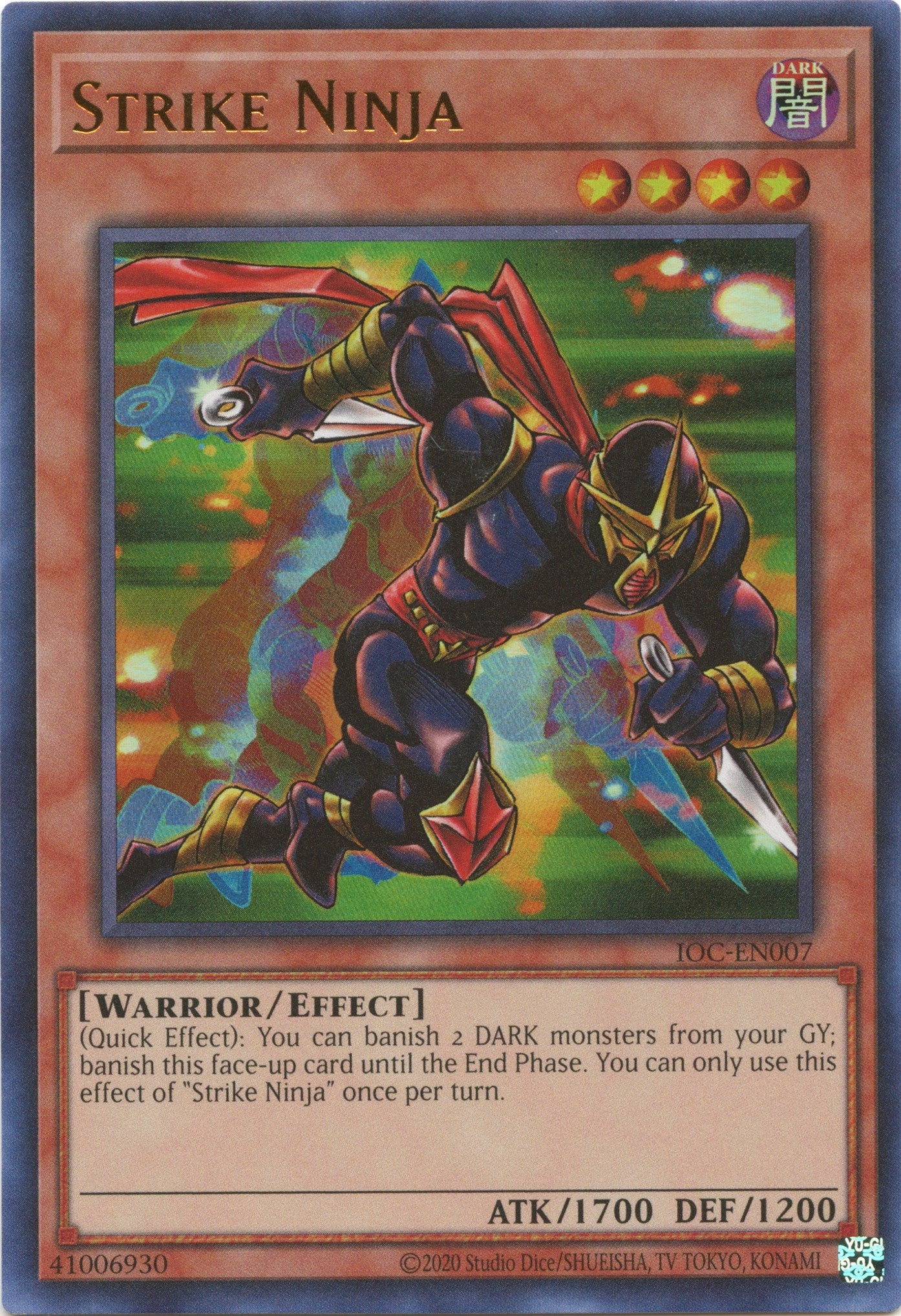 Strike Ninja (25th Anniversary) [IOC-EN007] Ultra Rare | Jomio and Rueliete's Cards and Comics