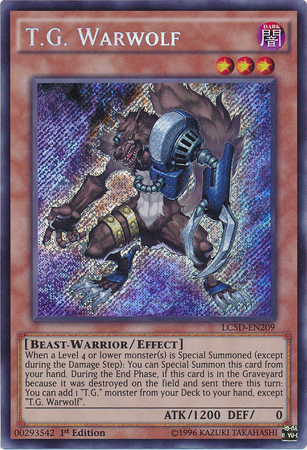 T.G. Warwolf [LC5D-EN209] Secret Rare | Jomio and Rueliete's Cards and Comics