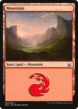 Mountain (60) [Duel Decks: Mind vs. Might] | Jomio and Rueliete's Cards and Comics
