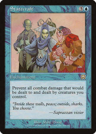 Statecraft [Mercadian Masques] | Jomio and Rueliete's Cards and Comics