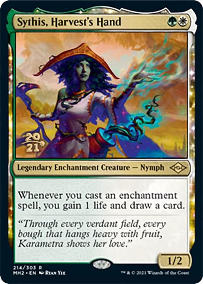 Sythis, Harvest's Hand [Modern Horizons 2 Prerelease Promos] | Jomio and Rueliete's Cards and Comics