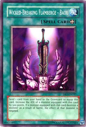 Wicked-Breaking Flamberge - Baou [DR1-EN197] Common | Jomio and Rueliete's Cards and Comics