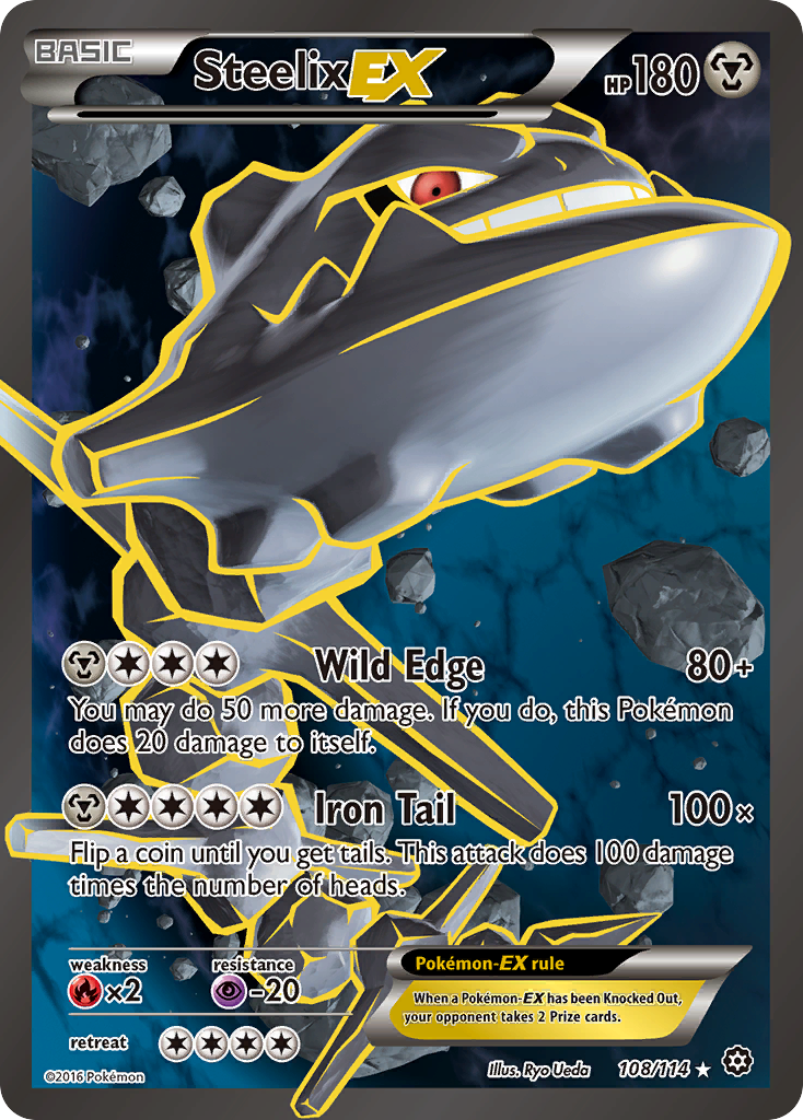 Steelix EX (108/114) [XY: Steam Siege] | Jomio and Rueliete's Cards and Comics