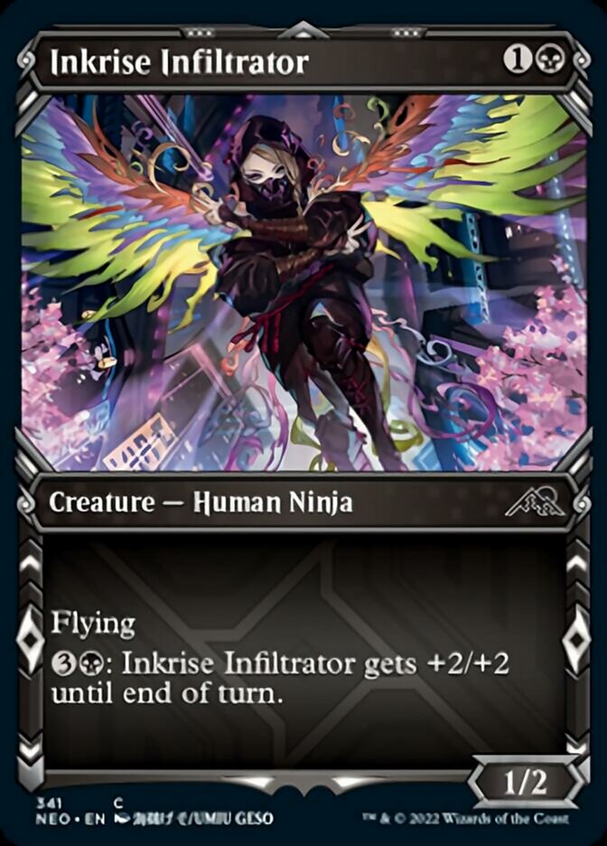 Inkrise Infiltrator (Showcase Ninja) [Kamigawa: Neon Dynasty] | Jomio and Rueliete's Cards and Comics