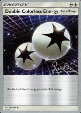 Double Colorless Energy (136/149) (Infinite Force - Diego Cassiraga) [World Championships 2017] | Jomio and Rueliete's Cards and Comics