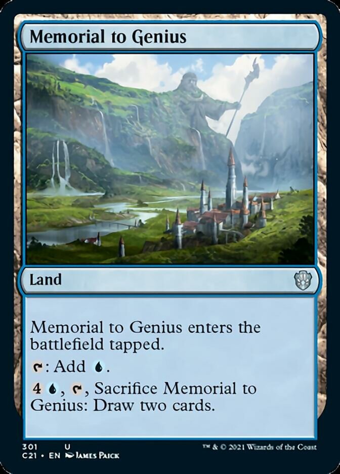 Memorial to Genius [Commander 2021] | Jomio and Rueliete's Cards and Comics