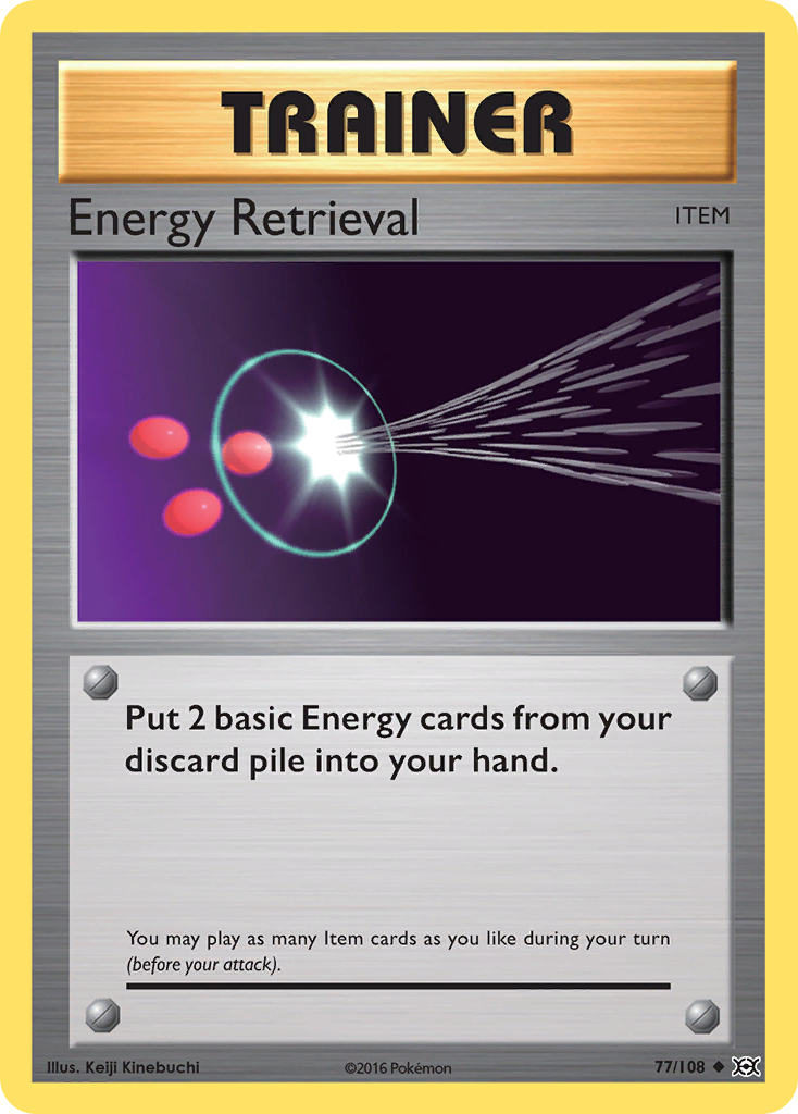 Energy Retrieval (77/108) [XY: Evolutions] | Jomio and Rueliete's Cards and Comics