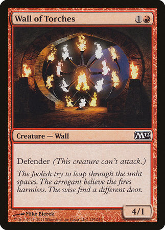 Wall of Torches [Magic 2012] | Jomio and Rueliete's Cards and Comics