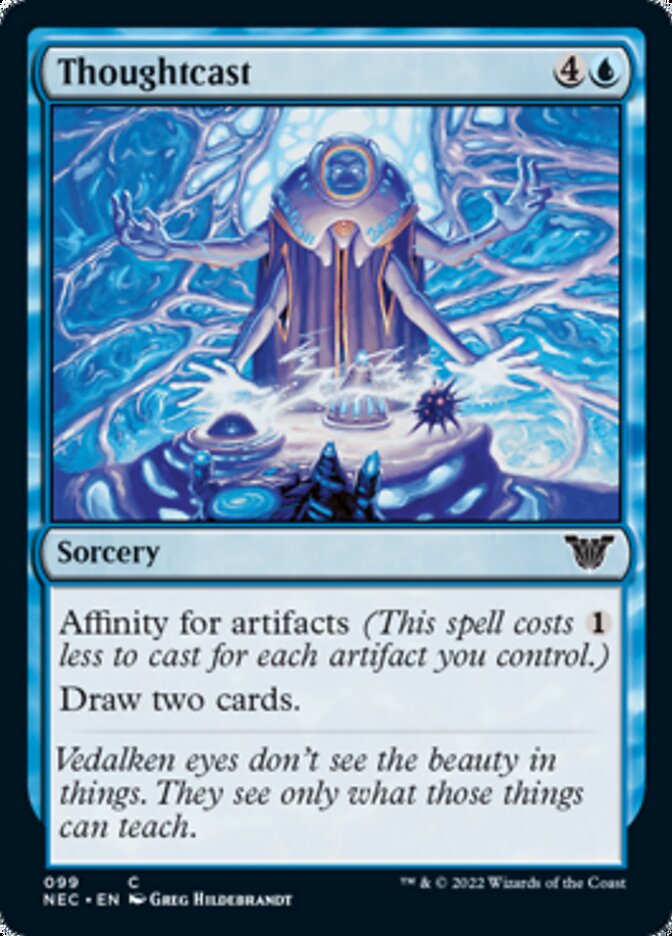 Thoughtcast [Kamigawa: Neon Dynasty Commander] | Jomio and Rueliete's Cards and Comics
