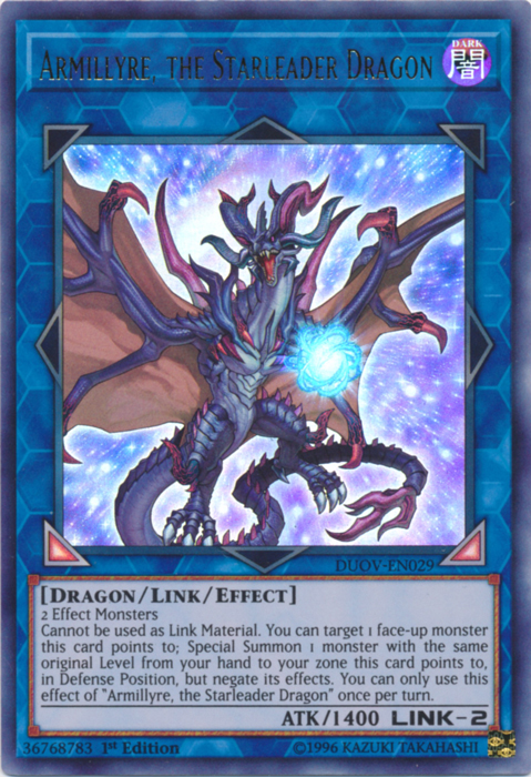 Armillyre, the Starleader Dragon [DUOV-EN029] Ultra Rare | Jomio and Rueliete's Cards and Comics
