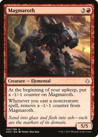 Magmaroth [Hour of Devastation] | Jomio and Rueliete's Cards and Comics