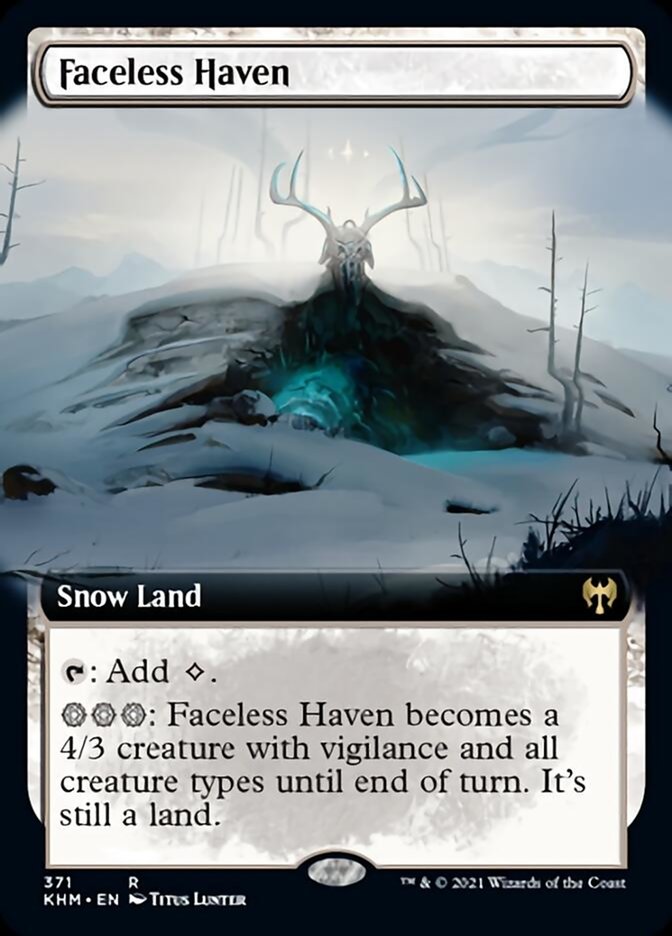 Faceless Haven (Extended Art) [Kaldheim] | Jomio and Rueliete's Cards and Comics