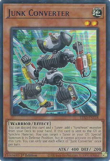 Junk Converter (Blue) [LDS3-EN118] Ultra Rare | Jomio and Rueliete's Cards and Comics