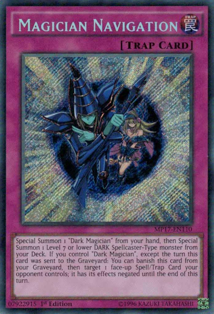 Magician Navigation [MP17-EN110] Secret Rare | Jomio and Rueliete's Cards and Comics