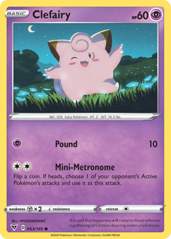 Clefairy (063/185) [Sword & Shield: Vivid Voltage] | Jomio and Rueliete's Cards and Comics