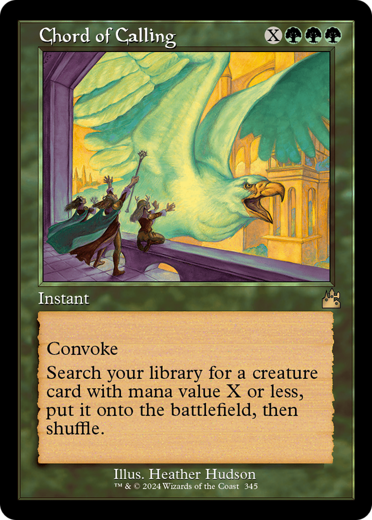 Chord of Calling (Retro Frame) [Ravnica Remastered] | Jomio and Rueliete's Cards and Comics