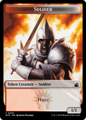 Bird // Soldier Double-Sided Token [Ravnica Remastered Tokens] | Jomio and Rueliete's Cards and Comics