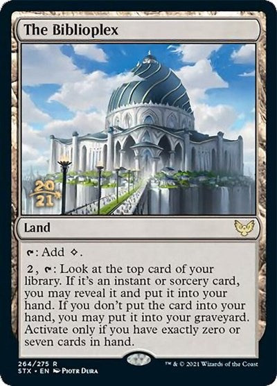 The Biblioplex [Strixhaven: School of Mages Prerelease Promos] | Jomio and Rueliete's Cards and Comics
