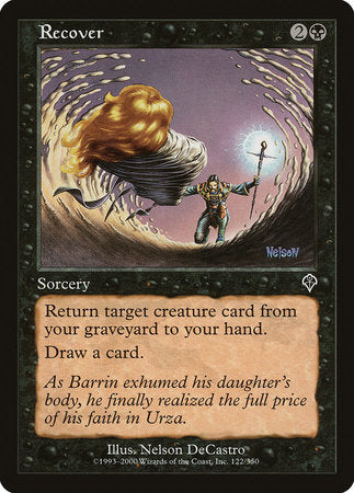 Recover [Invasion] | Jomio and Rueliete's Cards and Comics